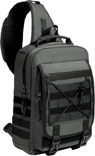 Vista 17 de NICGID Mochila militar táctica Daypack Molle Army Assault Pack Bug Out Bag Viaje Pesca Senderismo Trekking Mochila