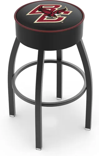 Vista 25 de The Holland Bar Stool Company L8B1-4 Georgia Tech - Taburete giratorio con base antiarrugas, color negro