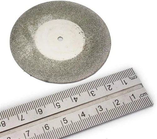 Vista 6 de Disco de corte de metal de muela abrasiva de diamante de 2.362 in para mini accesorios de herramientas rotativas con eje de eje de 1 pieza, como se