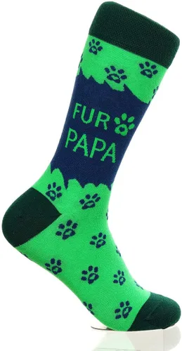Vista 2 de Calcetines de vestir divertidos y cómodos de algodón coloridos, unisex, con patrón de perro
