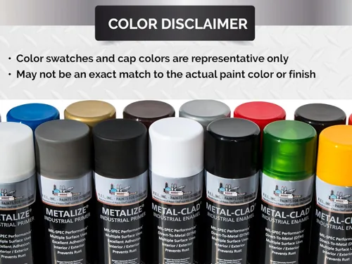 Vista 7 de Pinturas para la industria Esmalte industrial, Pintura en aerosol - Maquinaria de hierro de metal de acero - 1 lata (aluminio metálico) 9-S-1423