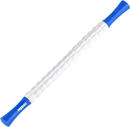 Vista 9 de Rodillo de masaje muscular - Pistola de fascia de tejido profundo para alivio del dolor miofascial, drenaje linfático y escultura corporal