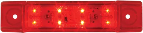 Vista 20 de GG Grand General 75170 Luz sellada ámbar/ámbar (6" rectángulo 8 LED, alto/bajo 3 cables)