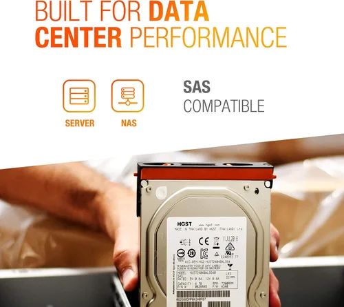 Vista 3 de HGST Ultrastar 7K4000 4TB 7200 RPM 512n SAS 6Gb/s 3.5 pulgadas 64MB HDD Enterprise Hard Drive HUS724040ALS640 (0B26885) (renovado)