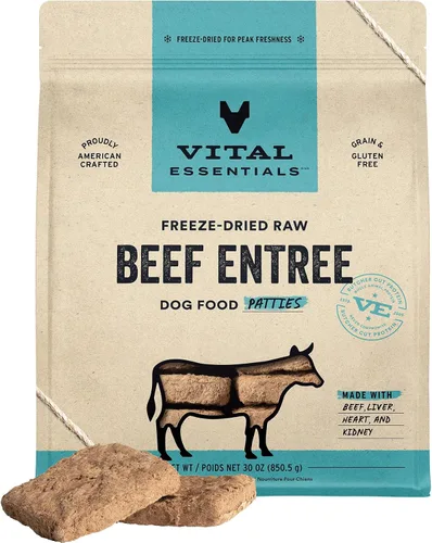 Vista 12 de Vital Essentials Alimento crudo liofilizado para perros, mini empanadas de conejo, 14 onzas