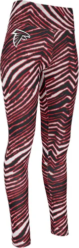 Vista 102 de Zubaz NFL Mallas para mujer de longitud completa de cintura alta básica 1.0