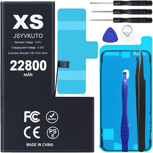 Vista 10 de Batería de 22800 mAh para iPhone 11, nueva batería de repuesto de 0 ciclos de mayor capacidad para iPhone 11 con juego completo de herramientas
