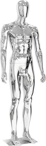 Vista 10 de Maniquí de cuerpo completo femenino Forma Maniquí Torso Soporte Ajustable Plástico Maniquí desmontable Base de metal