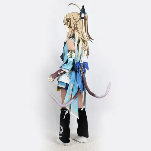 Vista 3 de Kirara Cosplay Game Costume Ear Tail Full Set Game Women Gilrs Helloween Party