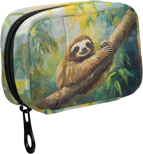 Vista 22 de Fustylead Groovy - Organizador de píldoras de flores, estilo bohemio, retro, 2 veces al día, con cremallera, dispensadores semanales portátiles