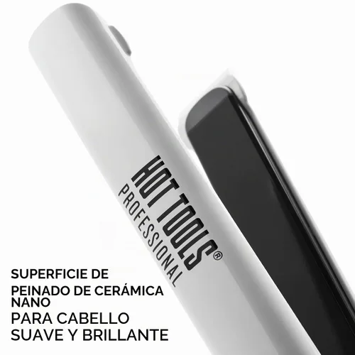 Vista 4 de Hot Tools Pro Artist Nano - Plancha de pelo de cerámica Para cabello liso y liso (1 pulgada)