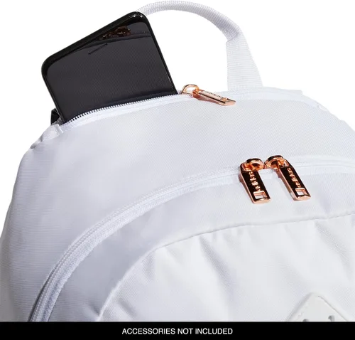 Vista 4 de adidas Classic 3S 4 Backpack, WhiteOnix GreyRose Gold, One
