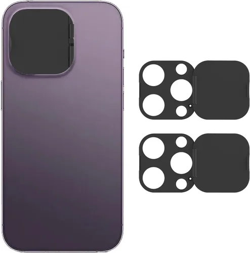 Vista 6 de Funda para lente de cámara de teléfono compatible con iPhone 11, protector de lente de cámara para proteger la privacidad y la seguridad, adhesivo