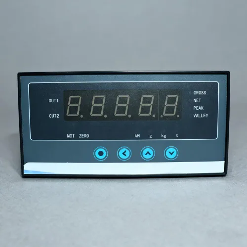 Vista 2 de ATO Controlador de pantalla de 5 dígitos para celdas de carga - Medidor de panel digital con dos salidas de alarma/relé, pantalla