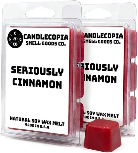 Vista 17 de Apple Maple Bourbon - Cera vegana vertida a mano fuertemente perfumada, 12 cubos de cera perfumada, 6.4 onzas en 2 paquetes de 6 unidades Bourbon