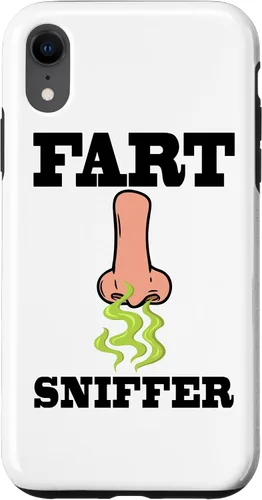 Vista 25 de Fart Sniffer Shirt, Gross Dad Joke Shirt, Weird Funny Fart Case for iPhone 17