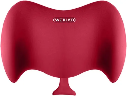Vista 13 de Almohada de apoyo lumbar, almohada lumbar de espuma viscoelástica para aliviar el dolor de espalda, almohada lumbar ergonómica aerodinámica