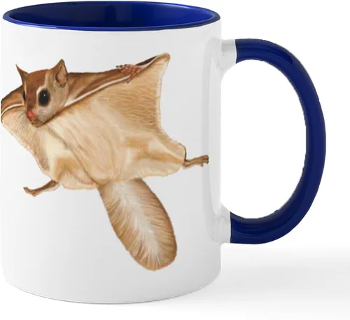 Vista 43 de CafePress Taza navideña de ardilla de 11 oz (11.0 fl oz) taza de café de cerámica