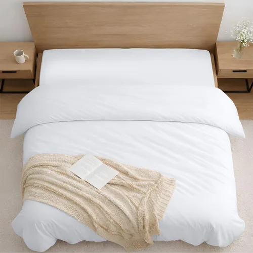 Vista 15 de Kotton Culture - Funda de edredón de microfibra prelavada de 1 pieza, tamaño individual, ropa de cama ultrasuave, ligera y transpirable, cierre