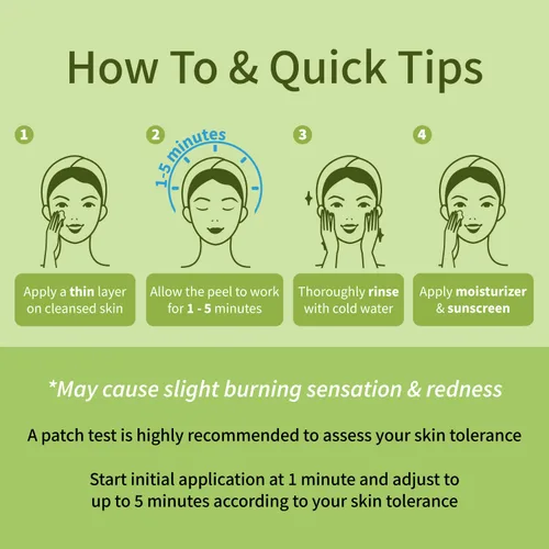 Vista 9 de Ebanel Paquete de 20% de suero de vitamina C y 30% AHA 2% BHA Gel exfoliante químico Peel