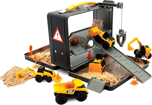 Vista 12 de Cat Construction Little Machines 5 Pack - Grandes adornos para tartas