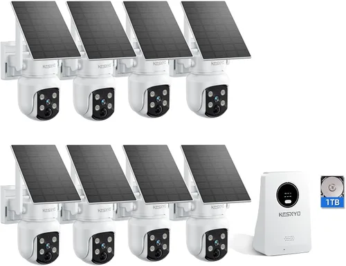 Vista 10 de Cámara solar inalámbrica de 4MP para exteriores, cámara complementaria funciona con Homebass, cámaras complementarias también se puede utilizar