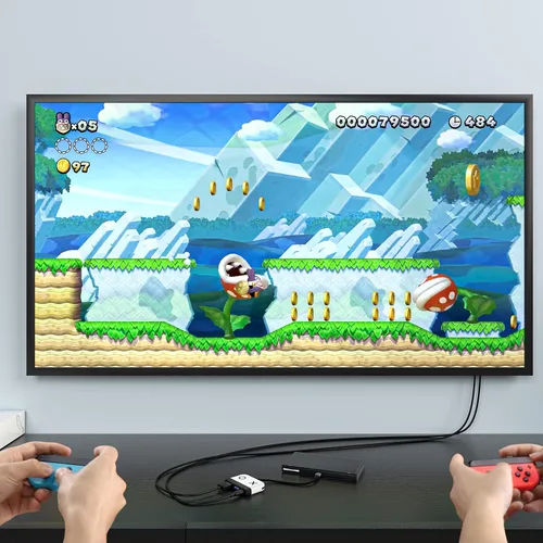 Vista 4 de Switch Dock for Nintendo Switch,Portable Dock with HDMI TV USB 3.0 Port and USB C Charging,Compatible with Nintendo Switch Steam Deck MacBook ProAir