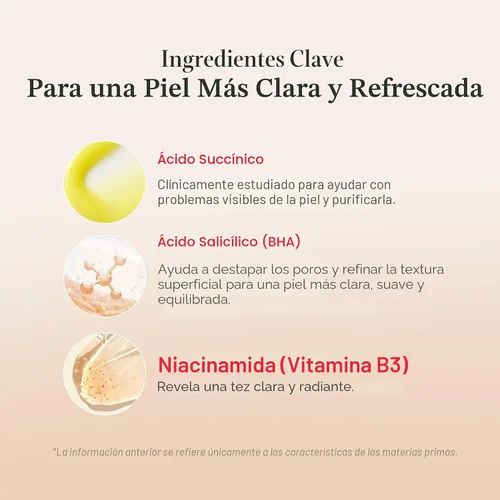 Vista 4 de medicube Almohadilla aclarante y crema calmante Duo: almohadilla de ácido succínico rojo y humectante diario 3H Exfoliación suave para una piel