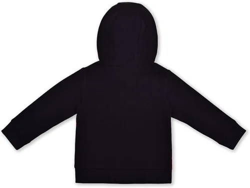 Vista 2 de Marvel Sudadera con capucha con cremallera para niños pequeños y niños grandes, color negro