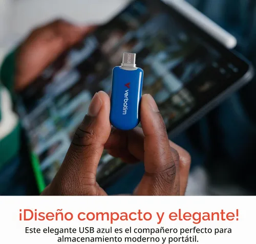Vista 4 de Verbatim Unidad flash USB C Plectra de 64 GB, USB 3.2 Gen 1, 100 MB/s