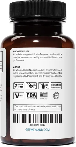 Vista 3 de Orotato de litio - 10 mg de litio elemental, 60 cápsulas vegetarianas (paquete de 2)