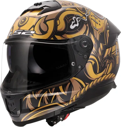 Vista 7 de LS2 Helmets Stream II - Casco integral para motocicleta con protector solar