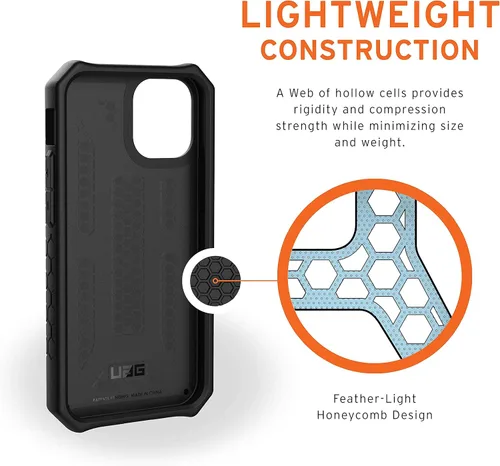 Vista 8 de URBAN ARMOR GEAR UAG - Funda protectora Monarch diseñada para iPhone 12 Mini, pantalla de 5.4 pulgadas, resistente, ligera, delgada, a prueba