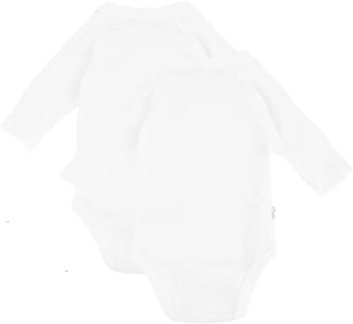 Vista 3 de Unisex Baby Bodysuits Packs I White Long and short sleeve Bodysuits I Breathable & Comfort