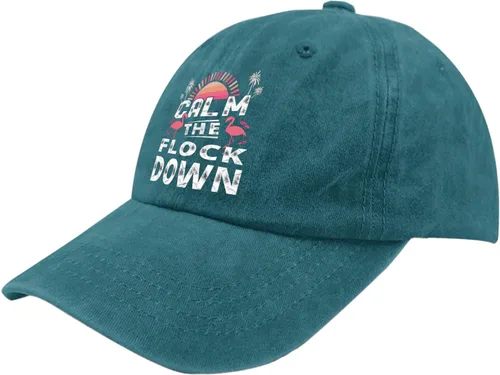 Vista 2 de Gorras de béisbol Calm The Flock Down Dad Hat, gorras de béisbol gráficas para mujer