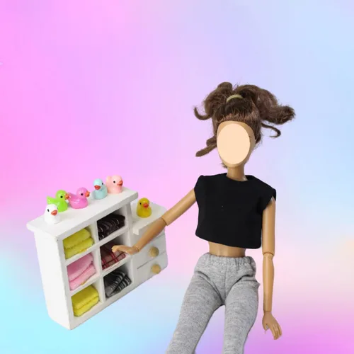 Vista 5 de Ropa y accesorios para muñecas, camiseta y pantalones de muñeca Fashionista, zapatos de muñeca para muñecas de 11.5 pulgadas, juguetes de vestir