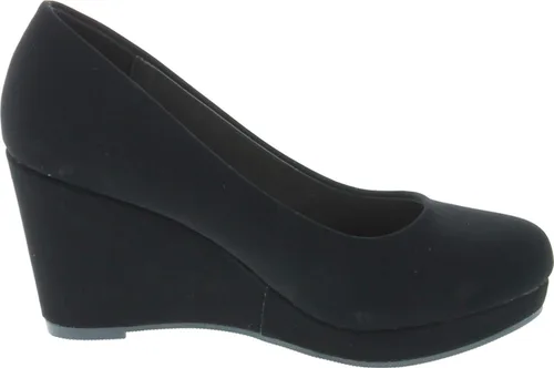 Vista 6 de Mark Mary Jane - Zapatos cómodos de tacón de cuña para mujer, con correa de oficina, con correa