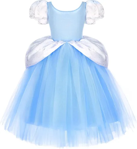 Vista 2 de Princess Costume for Girls Princess Dress Halloween Birthday Party Outfits for Little Kids