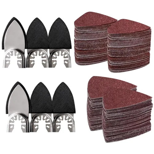 Vista 8 de Almohadillas triangulares y para dedos (paquete de 4 almohadillas de lijado triangulares)