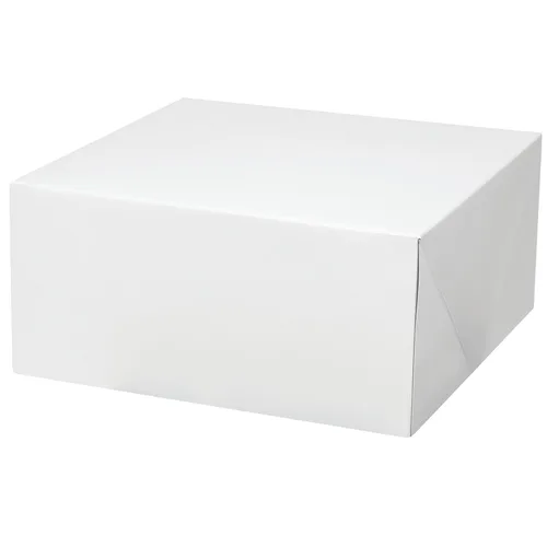 Vista 4 de Wilton Caja de pastel corrugado cuadrado blanco de 12 pulgadas, cajas de panadería de 2
