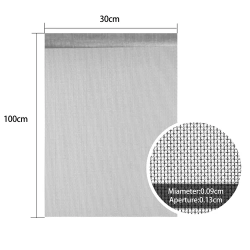 Vista 2 de 2 paquetes de alambre tejido de acero inoxidable 304, malla 120, malla fina, malla tejida de acero para malla de filtro, tela de filtración, 11.8 x