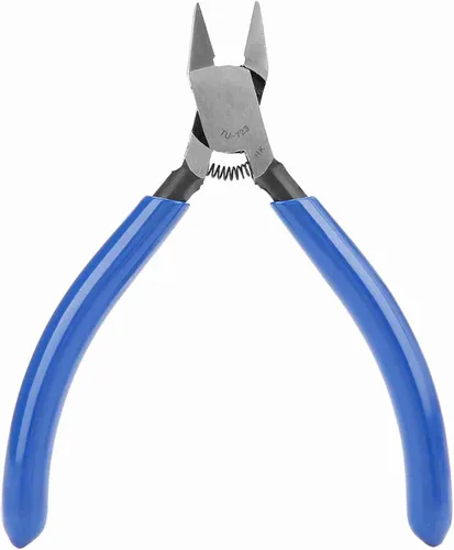 Vista 9 de Alicates diagonales eléctricos de 4 "Mini Alicates diagonales de alta dureza Cable de alambre Snips Flush Cutter Snips Cutting Nippers Herramientas