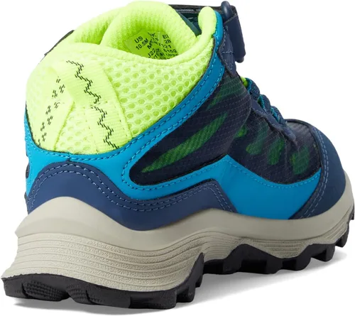 Vista 5 de Merrell Botas de senderismo unisex Moab Speed Mid AC impermeables (niños pequeñosniños grandes)