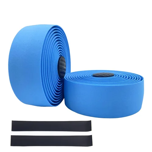 Vista 12 de Cinta de manillar para bicicleta de carretera, cinta de barra de bicicleta de espuma EVA súper suave, agarre de bobinado de absorción de golpes