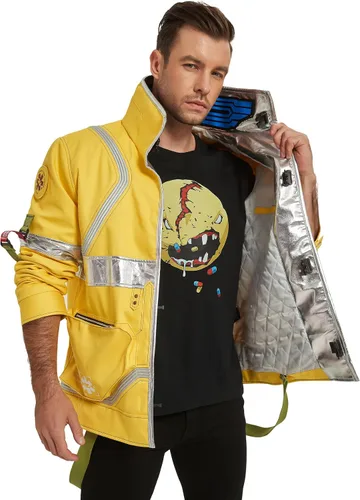 Vista 4 de Mifidy Chaqueta de cosplay para hombre, disfraz de cosplay