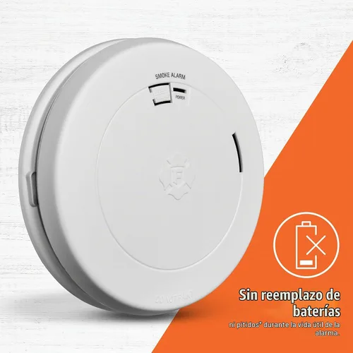 Vista 2 de First Alert Perfil delgado de alarma de humo con batería de 10 años