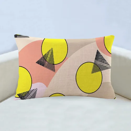 Vista 11 de Funda de almohada estampada, respaldo de dormitorio, almohada cuadrada con patrón de alce nórdico moderno, decoración para el hogar y la sala