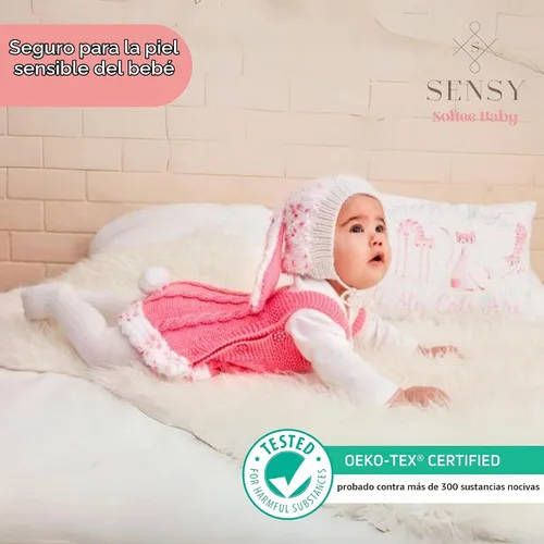 Vista 3 de Sensy Softee Hilo para Bebé, 3.5 oz, 275 yardas, Gauge 3 Light (Almendra)