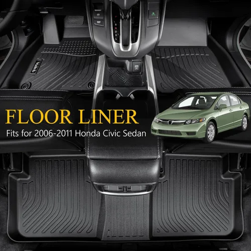 Vista 251 de Tapetes de piso para todo clima y forro de carga con respaldo para Chevrolet Suburban de 7 asientos 2021-2025 / GMC Yukon XL de 7 asientos