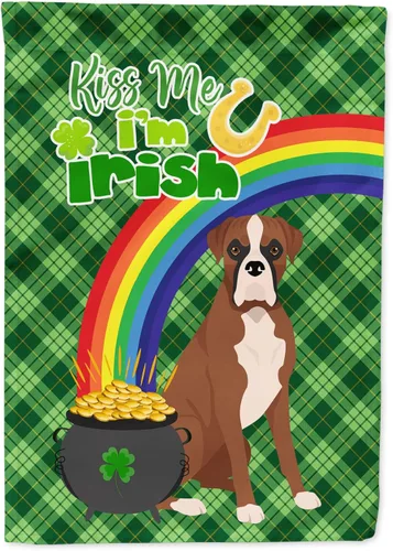 Vista 19 de Caroline's Treasures WDK4731GF - Bandera decorativa para jardín del día de San Patricio, color negro y tostado, Airedale Terrier, para jardín